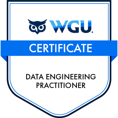 WGU Data Engineering Practitioner badge